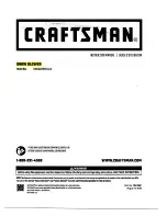 Preview for 1 page of Craftsman CMXGBAM1054545 Instruction Manual