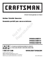 Craftsman CMXGGAS030731 Operator'S Manual preview