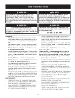 Предварительный просмотр 3 страницы Craftsman CMXGPAM1080053 Instruction Manual