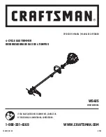 Craftsman CMXGTAMD30SA Operator'S Manual предпросмотр