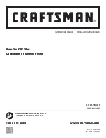 Craftsman CMXGVAM1144036 Instruction Manual preview