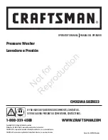 Craftsman CMXGWAS021023 Operator'S Manual preview