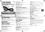 Craftsman CMXLHB5 Instruction Manual preview