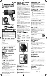Preview for 2 page of Craftsman CMXLSBW5 Instruction Manual