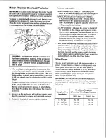 Preview for 8 page of Craftsman Contractor 113.29884 Owner'S Manual