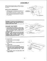 Preview for 13 page of Craftsman Contractor 113.29884 Owner'S Manual