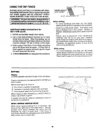 Preview for 46 page of Craftsman Contractor 113.29884 Owner'S Manual