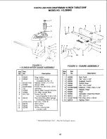 Preview for 67 page of Craftsman Contractor 113.29884 Owner'S Manual