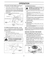 Preview for 13 page of Craftsman Craftsman 917.257720 Owner'S Manual