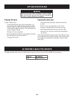 Preview for 26 page of Craftsman CX Series Operator'S Manual