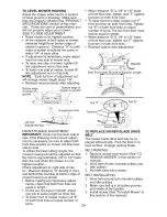 Предварительный просмотр 24 страницы Craftsman dlt 3000 Owner'S Manual