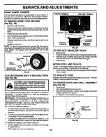 Preview for 22 page of Craftsman ELECTRIC START 42" MOWER AUTOMATIC LAWN TRACTOR 944.602951 Owner'S Manual