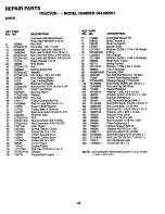 Preview for 33 page of Craftsman ELECTRIC START 42" MOWER AUTOMATIC LAWN TRACTOR 944.602951 Owner'S Manual