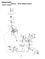 Preview for 34 page of Craftsman ELECTRIC START 42" MOWER AUTOMATIC LAWN TRACTOR 944.602951 Owner'S Manual