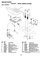 Preview for 36 page of Craftsman ELECTRIC START 42" MOWER AUTOMATIC LAWN TRACTOR 944.602951 Owner'S Manual