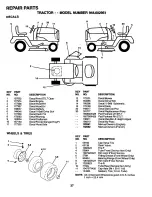 Preview for 37 page of Craftsman ELECTRIC START 42" MOWER AUTOMATIC LAWN TRACTOR 944.602951 Owner'S Manual