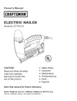 Preview for 1 page of Craftsman ETT3012H Owner'S Manual
