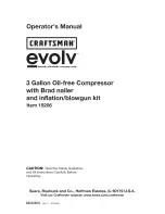 Preview for 1 page of Craftsman evolv 15206 Operator'S Manual
