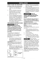 Preview for 11 page of Craftsman evolv 15206 Operator'S Manual