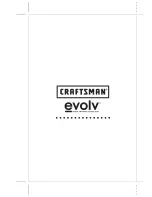 Предварительный просмотр 13 страницы Craftsman evolv 172.740100 Operator'S Manual