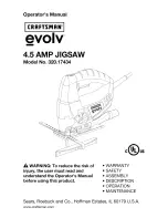 Craftsman evolv 320.17434 Operator'S Manual preview