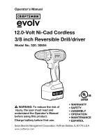 Craftsman evolv 320.30854 Operator'S Manual preview