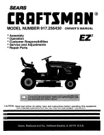 Craftsman EZ3 917.256430 Owner'S Manual предпросмотр