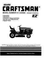 Craftsman EZ3 917.256660 Owner'S Manual preview