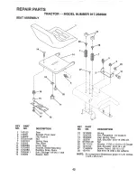 Предварительный просмотр 42 страницы Craftsman EZ3 917.258580 Owner'S Manual