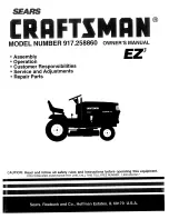 Craftsman EZ3 917.258860 Owner'S Manual предпросмотр