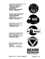 Preview for 60 page of Craftsman EZ3 917.270611 Owner'S Manual