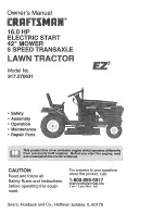 Craftsman EZ3 917.270631 Owner'S Manual preview