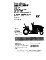 Craftsman EZ3 917.270812 Owner'S Manual предпросмотр