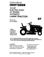 Craftsman EZ3 917.270923 Owner'S Manual предпросмотр