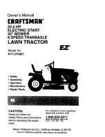 Craftsman EZ3 917.270951 Owner'S Manual preview