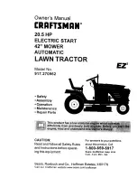 Preview for 1 page of Craftsman EZ3 917.270962 Owner'S Manual