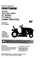 Craftsman EZ3 917.270963 Owner'S Manual preview