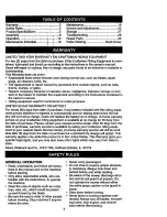 Preview for 2 page of Craftsman EZ3 917.271111 Owner'S Manual