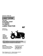 Preview for 1 page of Craftsman EZ3 917.271642 Owner'S Manual