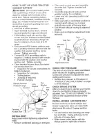 Предварительный просмотр 9 страницы Craftsman EZ3 917.272020 Owner'S Manual