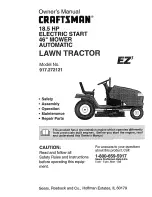 Craftsman EZ3 917.272121 Owner'S Manual preview