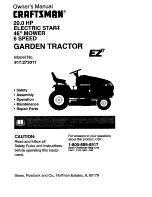 Craftsman EZ3 917.273011 Owner'S Manual предпросмотр