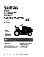 Preview for 1 page of Craftsman EZ3 917.273022 Owner'S Manual