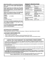 Preview for 3 page of Craftsman EZ3 917.376360 Owner'S Manual