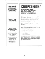 Preview for 30 page of Craftsman EZ3 917.376370 Owner'S Manual