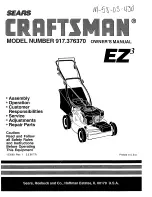 Preview for 31 page of Craftsman EZ3 917.376370 Owner'S Manual