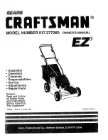 Craftsman EZ3 917.377260 Owner'S Manual preview