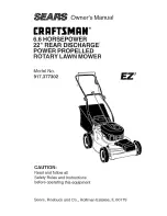 Preview for 1 page of Craftsman EZ3 917.377302 Owner'S Manual