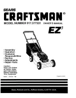 Craftsman EZ3 917.377331 Owner'S Manual preview