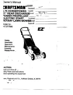 Craftsman EZ3 917.377630 Owner'S Manual предпросмотр